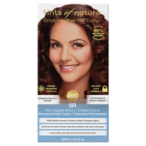 Tints Of Nature 5R Rich Copper Brown 120ml-Matakana Pharmacy